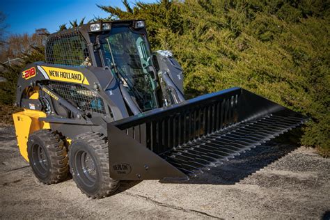 skid steer rock bucket video|skid steer skeleton rock bucket.